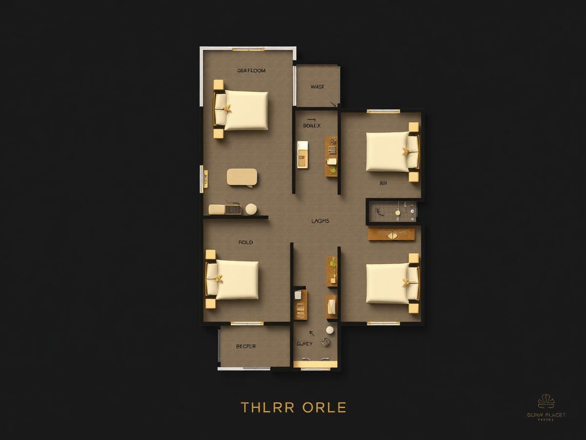 3BHK Layout — Andheri West